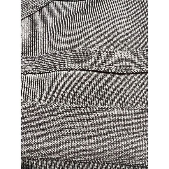 Fumblin' Foe Womens Knit Sleeveless Bodycon Bandage Dress Black Size Small NWT - Picture 4 of 6